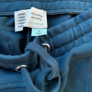 Anthropologie Teal Joggers